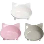 3 Packs Cat Food Bowl Non Slip Pet Food Bowls Cat Feeding Wide Bowls to Stress Relief of Whisker Fatigue-003
