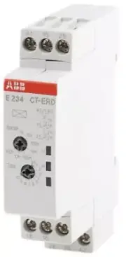 ABB ON DELAY SINGLE TIMER RELAY 6A 0.05s-100h 24-240VAC 24-48VDC 2-Contacts DPDT