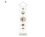 Moon Tapestry Vintage Wall Hanging Polyester Cotton Moon Phase Wall Hanging Tapestry for Home-5#