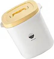 Ciieeo 1 Set Multi Function Dustproof Rice Container for Safe Storage of Grains Moisture Design Easy to Clean Housewarming present Material