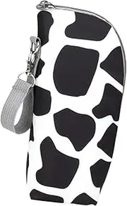 Perfeclan Baby Bottle Tote Bag Breastmilk Cooler Bag,Lightweight,Insulated,Nursing Bottle Cooler Warmer Bag for Outdoor,Daycare, Stone Pattern