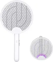 Electric Fly Swatter, 3000V 2 in 1 Bug Zapper Racket Fly Killer Mosquitoes Trap