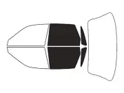 Rvinyl Window Tint Kit Fits Mitsubishi Galant 1990-1993