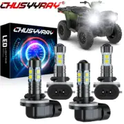 4x LED Headlight Bulbs Kit For Polaris Sportsman 500 550 570 600 700 800 850 XP