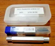 5/16-18 Transfer Screws Set 6 Threaded Screws Tool & Die Work PRM Pro