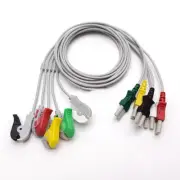 Universal 5 leadwires ecg cable clip Spacelabs Compatible IEC AHA