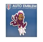 Licensed ARIZONA SUN DEVILS ACRYLIC METALLIC LASER CUT EMBLEM STICKER DECAL
