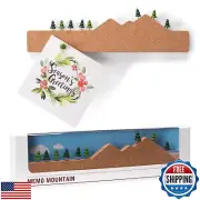 Monkey Business Memo Mountain Cork Board Strip - Corkboard Pin Board with Mou
