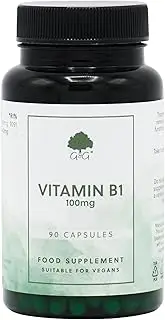 G&G Vitamins Vitamin B1 100mg Thiamine - 90 Vegan Capsules