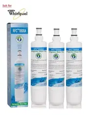3 X WHIRLPOOL 4396508-WF4396510 PREMIUM COMPATIBLE WATER FRIDGE FILTER
