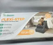 Tail Waggers Flexi-Step, Foldable Pet Steps with 4-Step Design and Non-Slip Trea