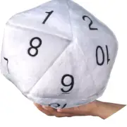 Ultra PRO D20 Novelty Dice Jumbo Fuzzy Ultra Plush Soft Stitched Numbers Toy