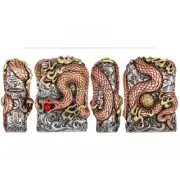 Zippo Heavy Armor Snake Dragon Lighter Handmade Limited Edition Collectible