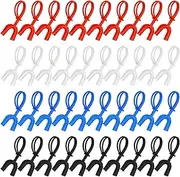 Copkim 50 Pcs Strapped Mouth Guard No Boil Mouthguard Soft Sports Mouthguard with Strap Mouth Protector for Boxing Basketball Hockey Lacrosse Wrestling Taekwondo Jujitsu Rugby(Multicolor,Youth)