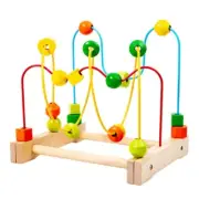 Beads Wire Maze Roller Coaster Educational Toy Early Learning for Todder Kids