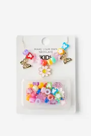 Cotton On Kids - Kids Myo Necklace - Rainbow butterflies