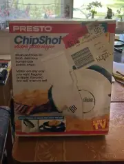 Vintage Presto Chipshot Electric Potato Chipper New In Box