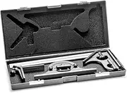 iGaging Four Piece Combination Square Set with Ruler, Try Square, Protractor & Centre Head
