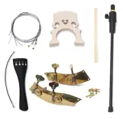 3/4 Upright Bass Kit String Bass Tailpiece Bridge Bass Peg Strings End Pin New