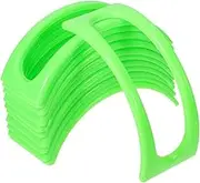 BESTOYARD 12Pcs Colorful Taco Holder Individual for Family Meals Parties Picnics Stylish Mexican Tortilla Plate for Easy Serving and Presentation