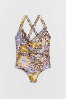 NWT Anthropologie Alana Gunn Willandra One Piece Swimsuit Bathing Suit Medium