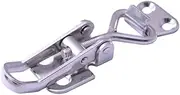 PRETYZOOM 1Pc Stainless Steel Toggle Clamp Fastening Lock Latch for Trucks Trailers Containers Easy to Install High Strength Wear Resistant
