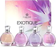 [Carlton London] Exotique Gift set of 4 premium perfume - 30ml each I Orange, Cedar, Honey and Rose fragrance I luxury EDP perfume for girls and ladies | Best gift set for women