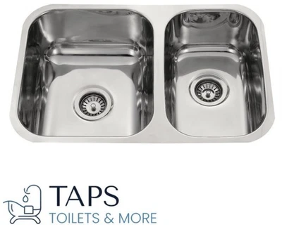 New- Cora Range- 1 & 3/4 Bowl Undermount Sink- 695mm