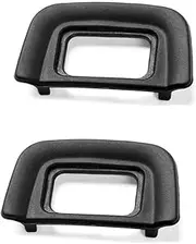 D5100 DK-20 Viewfinder Eyepiece Eyecup Eye Cup for Nikon D5100 D3100 D3000 D60 Camera, Replace Eyepiece DK-20 DK20-2Packs
