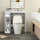 Bathroom Over-the-Toilet Toiletries Paper Holder Storage Cupboard Shelf Rack