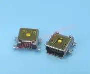 2x Mini USB Socket 5P Female Plug Connector Port Repair Replacement Part #H AU