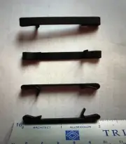 12 EARLY 2'' DOUBLE LOOP STYLE LUMIDOR TOOL BOX DRAWER SLIDE SPRING KEEPER CLIPS