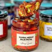 Sambal Abang Syukor [Ready To Eat] Chillies Gravy Delicious - Red Fish Petai