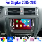7'' For VW Sagitar 2005-2015 Car Radio Stereo Head Unit CarPlay Android 13 GPS
