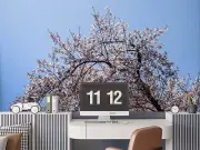 3D Blue Sky Sakura Wallpaper Wall Murals Removable Wallpaper 130