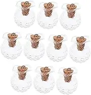 IMIKEYA 10 Sets Transparent Wish Jars with Corks Multi Functional DIY Decoration Bottles for Storage Essential Oils and Perfumes Convenient for Easy Carrying and Use