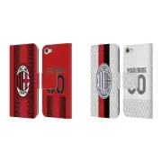 PERSONALISED AC MILAN 2023/24 KIT LEATHER BOOK CASE FOR APPLE iPOD TOUCH MP3