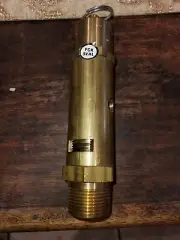 KINGSTON LA CA. RELIEF VALVE 3/4" NPT PART #CRNOG3144.1C, SET-225 PSI. BRASS