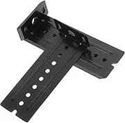 Homoyoyo Mount Drawer Slides Brackets Iron Keyboard Rail Rack Keyboard Rail Bracket Stable and Smooth Sliding Widened L-shaped