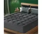 Bedra Double Mattress Protector Bamboo Charcoal Pillowtop Topper Underlay Cover