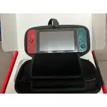 NINTENDO 任天堂】NS SWITCH 主 機 電力加強版+保護貼