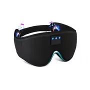 Laser Sleep Mask with Bluetooth Headphones (Black)