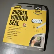 M-D Rubber Window & Door Seal White MEDIUM Gaps 1/4" x 5/16" x 17' #63628