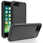 For Apple iPhone 6 Plus / 6S Plus 3in1 Case Drop Resistant Defender Tradies Hybrid Armor Heavy Duty Rugged Shockproof Tough Cover (Black)