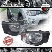 Pair of Headlights Front Lamp for Mitsubishi Triton Ute MN 2009~2015 GL GLX Au