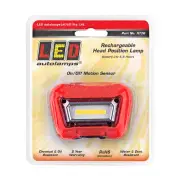 LED Autolamps Rechargeable Head Position Light High/Low Lumen Single Blister