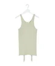 Seamless ribbed vest (with suspenders) S,M Qianyu