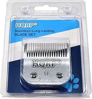 HQRP Size-5FC Animal Clipper Blade for Oster A5, A-5 Turbo 2-Speed 078005-314-002, Golden A5, Turbo A5 Pet Grooming Coaster