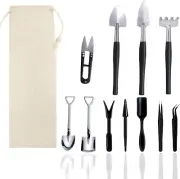 12 Pcs Succulent Tools Set Mini Transplanting Garden Tools Kit for Indoor Garden