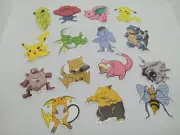 Pokémon Sticker Lot Of 15 New Stickers Assorted Lot